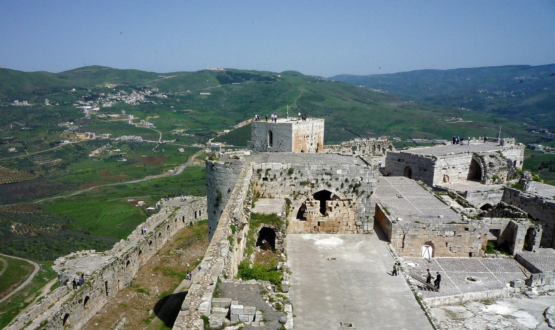 Blick über Krak de Chevalier