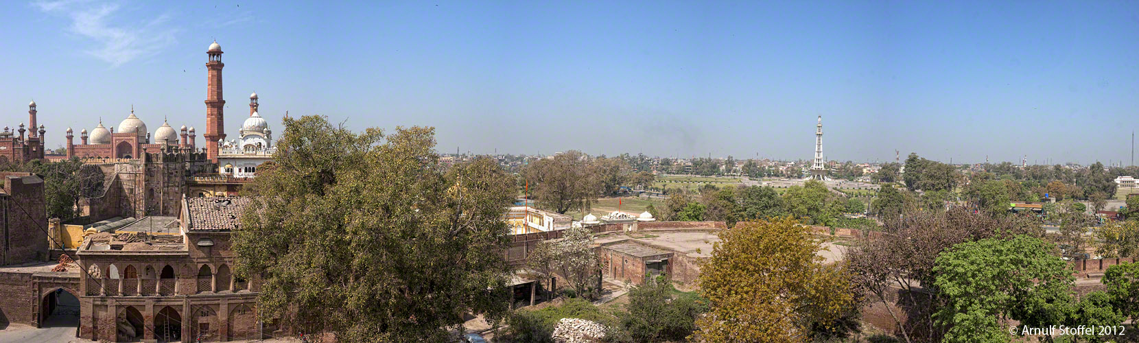 Blick über Lahore, District Punjab, Pakistan