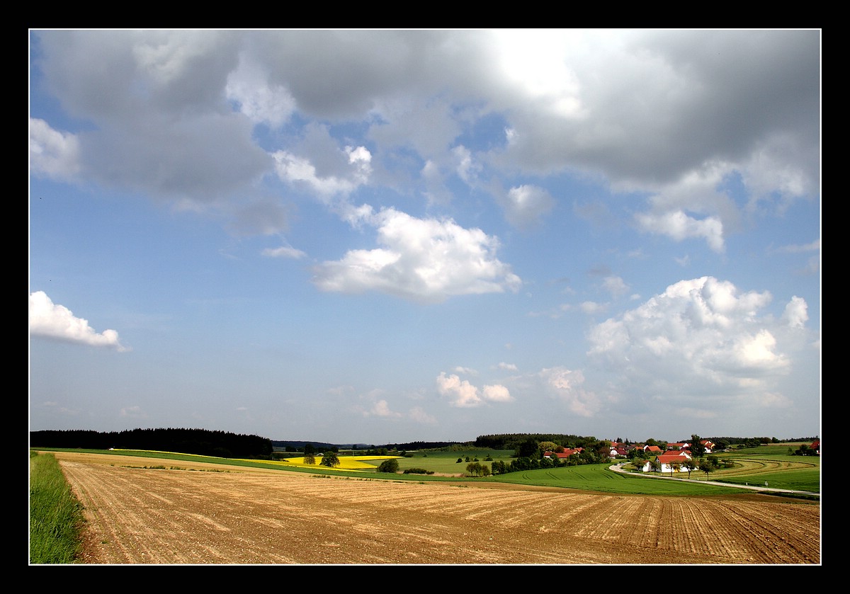 Blick über Land