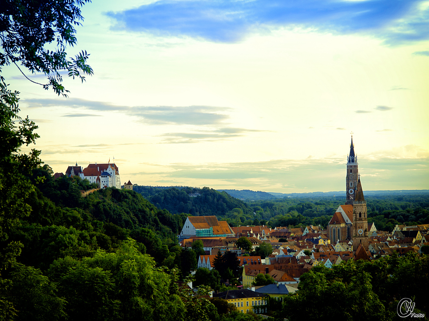 Blick über Landshut