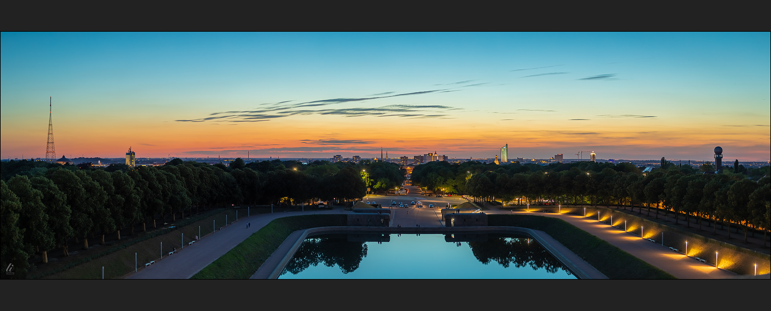 Blick über Leipzig