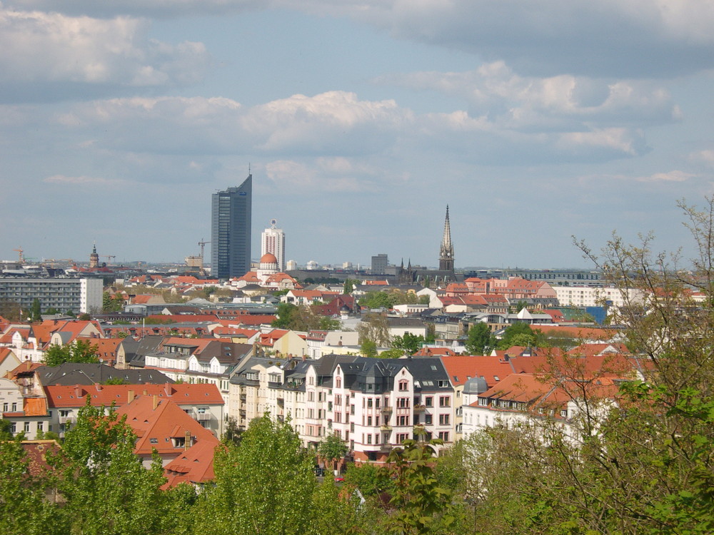 Blick über Leipzig