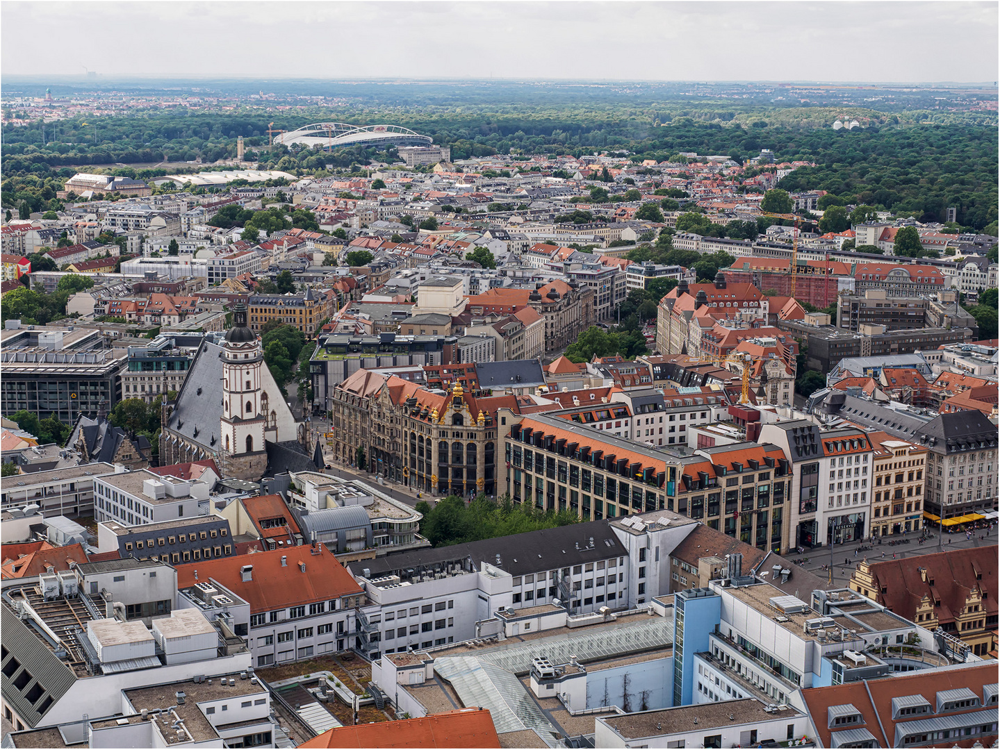 Blick über Leipzig