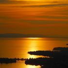 Blick über Lindau auf den Bodensee