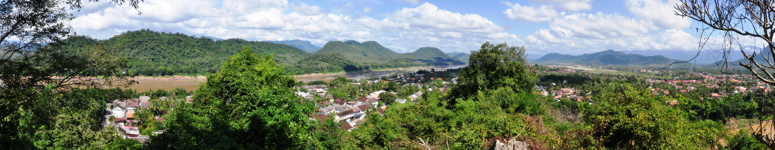 Blick über Luang Prabang