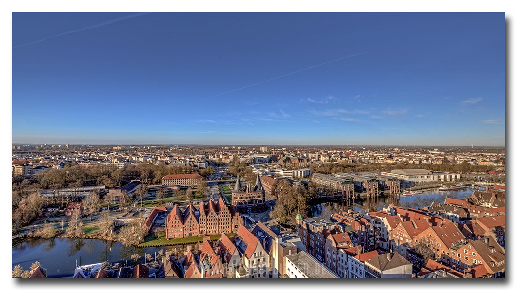 Blick über Lübeck