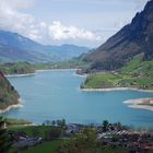 Blick über Lungern (Schweiz)