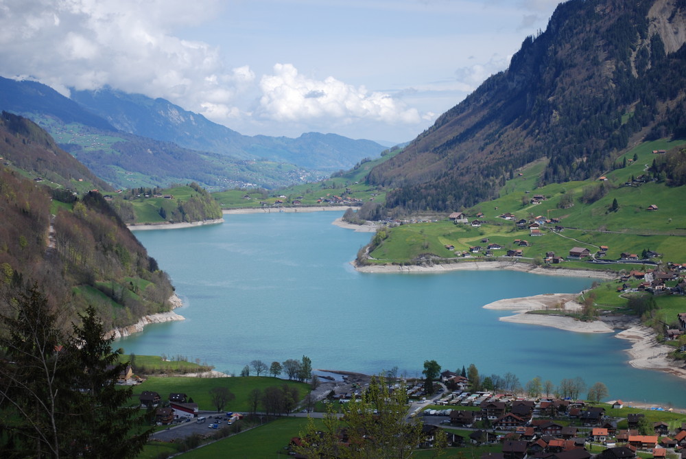 Blick über Lungern (Schweiz)