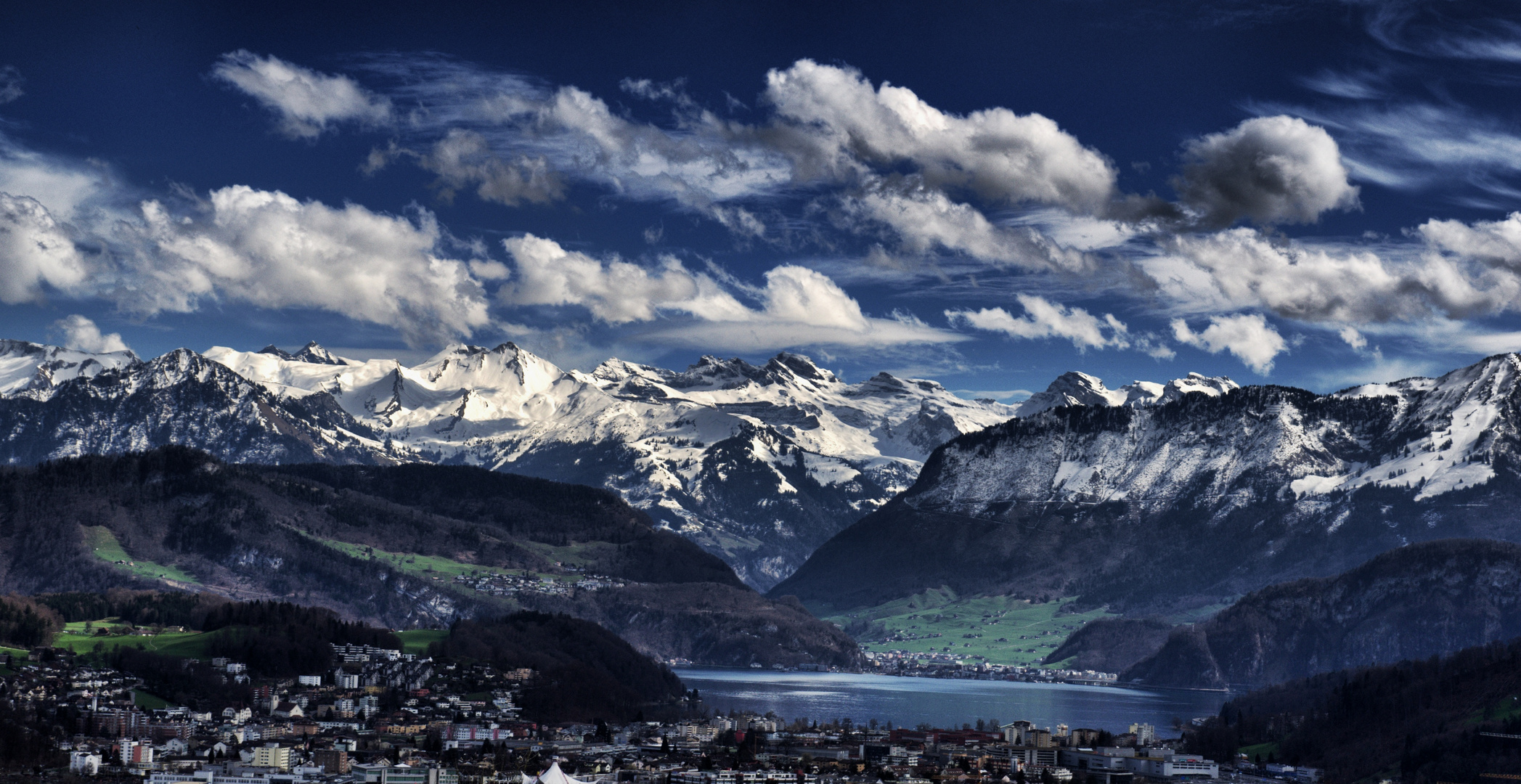 Blick über Luzern