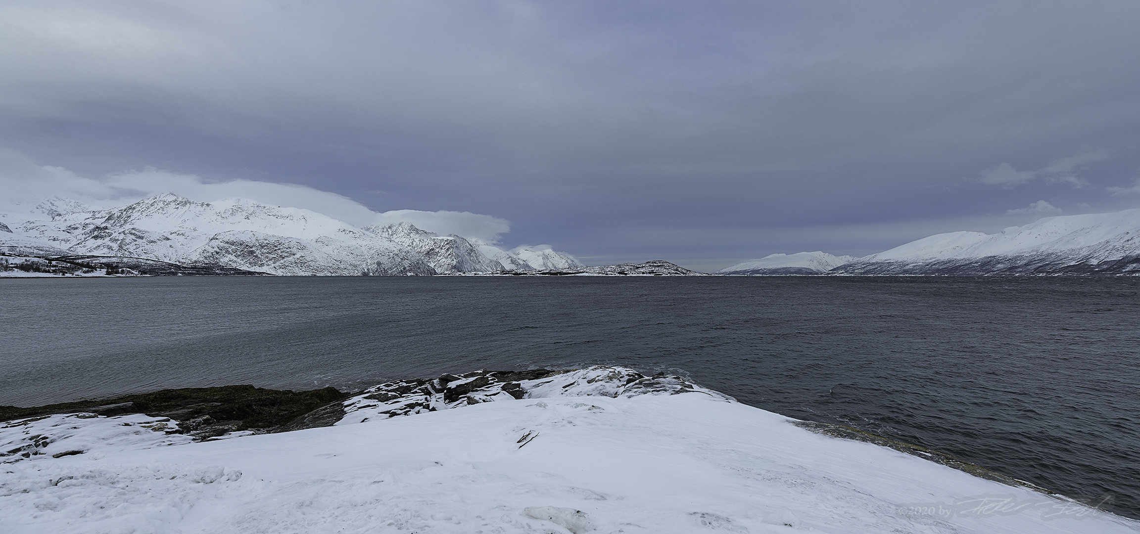 Blick über Lyngen von Aurora Spirit aus