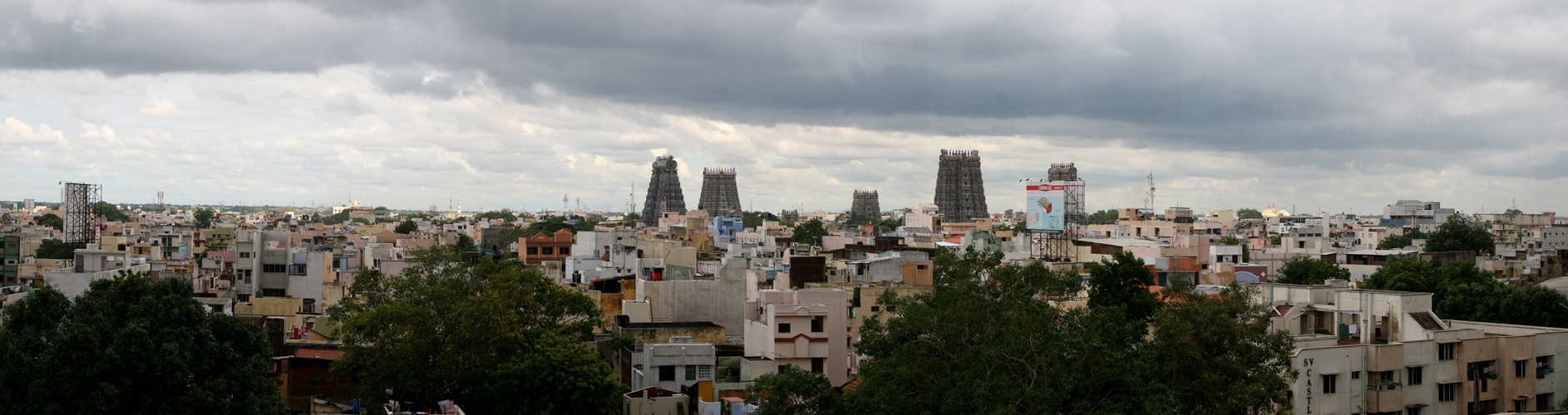 Blick über Madurai