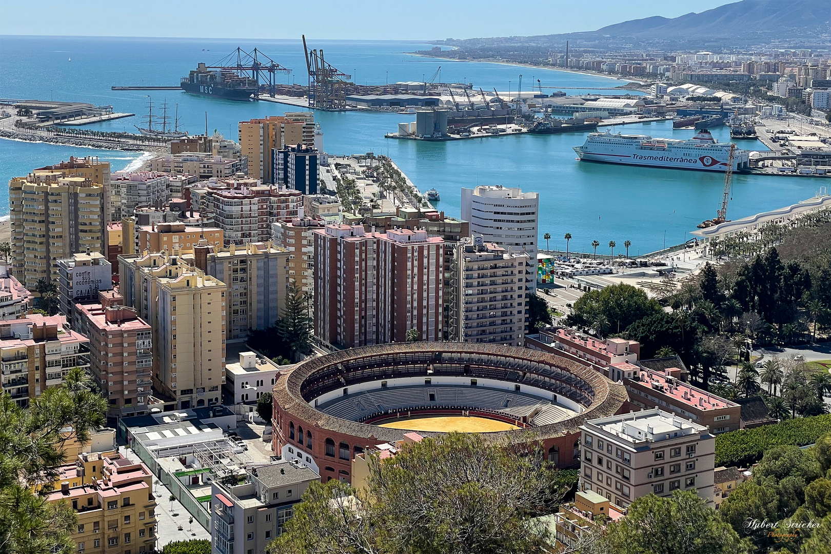 Blick über Malaga 