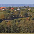 Blick über Maxen ins Elbtal gestern Nachmittag von den Hausdorfer Linden