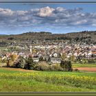 Blick über meine Heimatgemeinde zum Schiffenberg