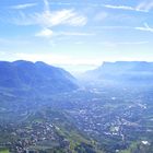 Blick über Meran Richtung Süden