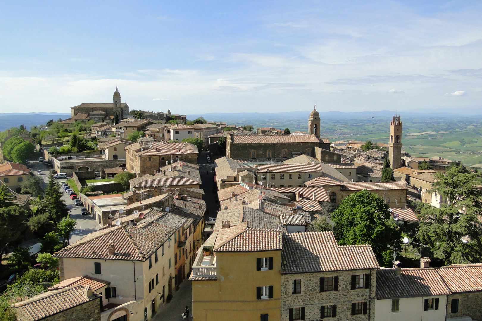 Blick über Montalcino