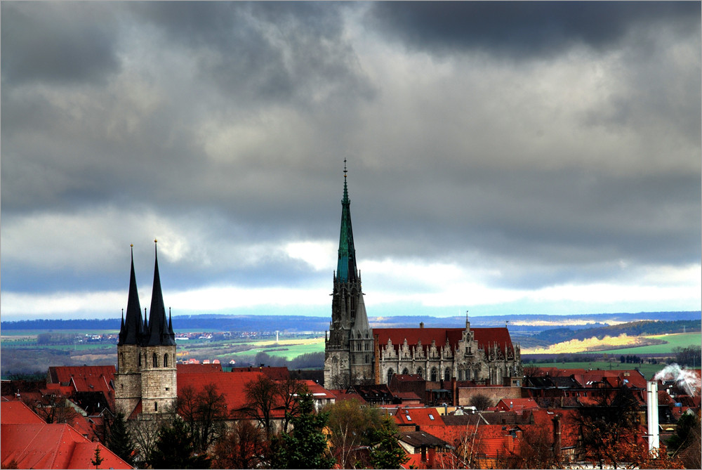 Blick über Mühlhausen