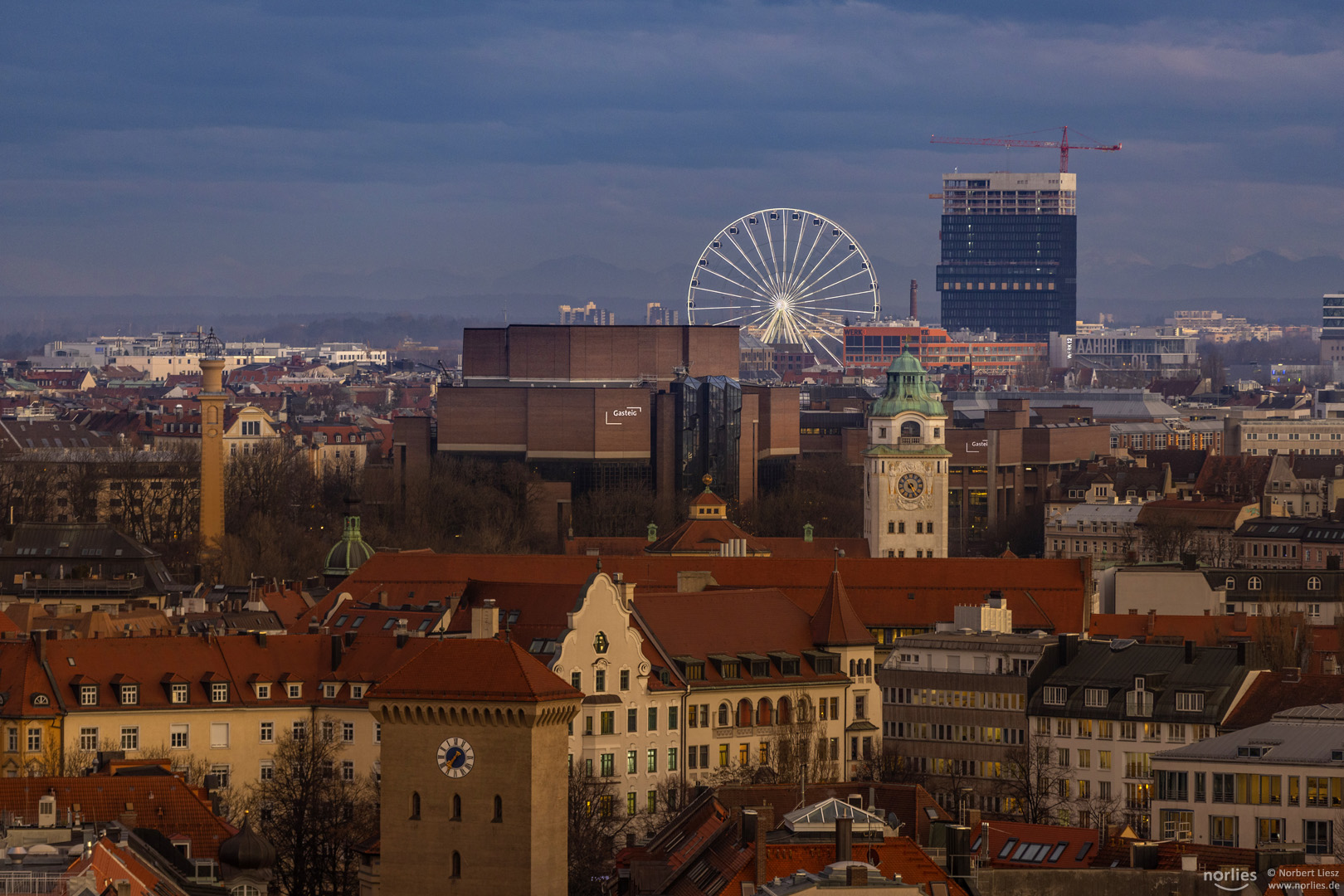 Blick über München