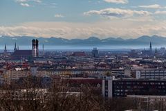 Blick über München`s Altstadt