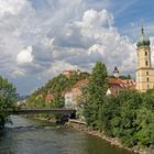 Blick über Mur und Graz