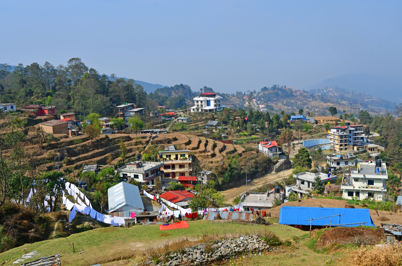 Blick über Nagarkot