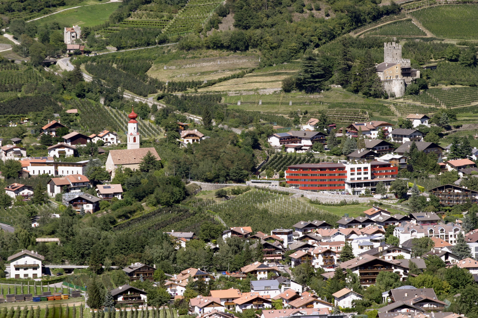 Blick über Naturns bei Meran