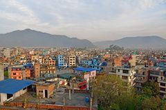 Blick über Nepals Hauptstadt Kathmandu