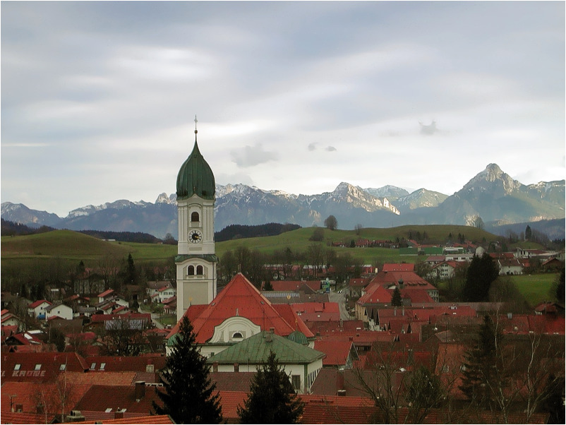 Blick über Nesselwang