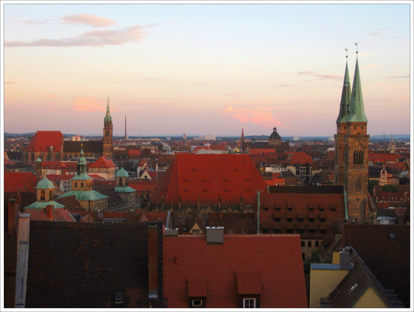 Blick über Nürnberg