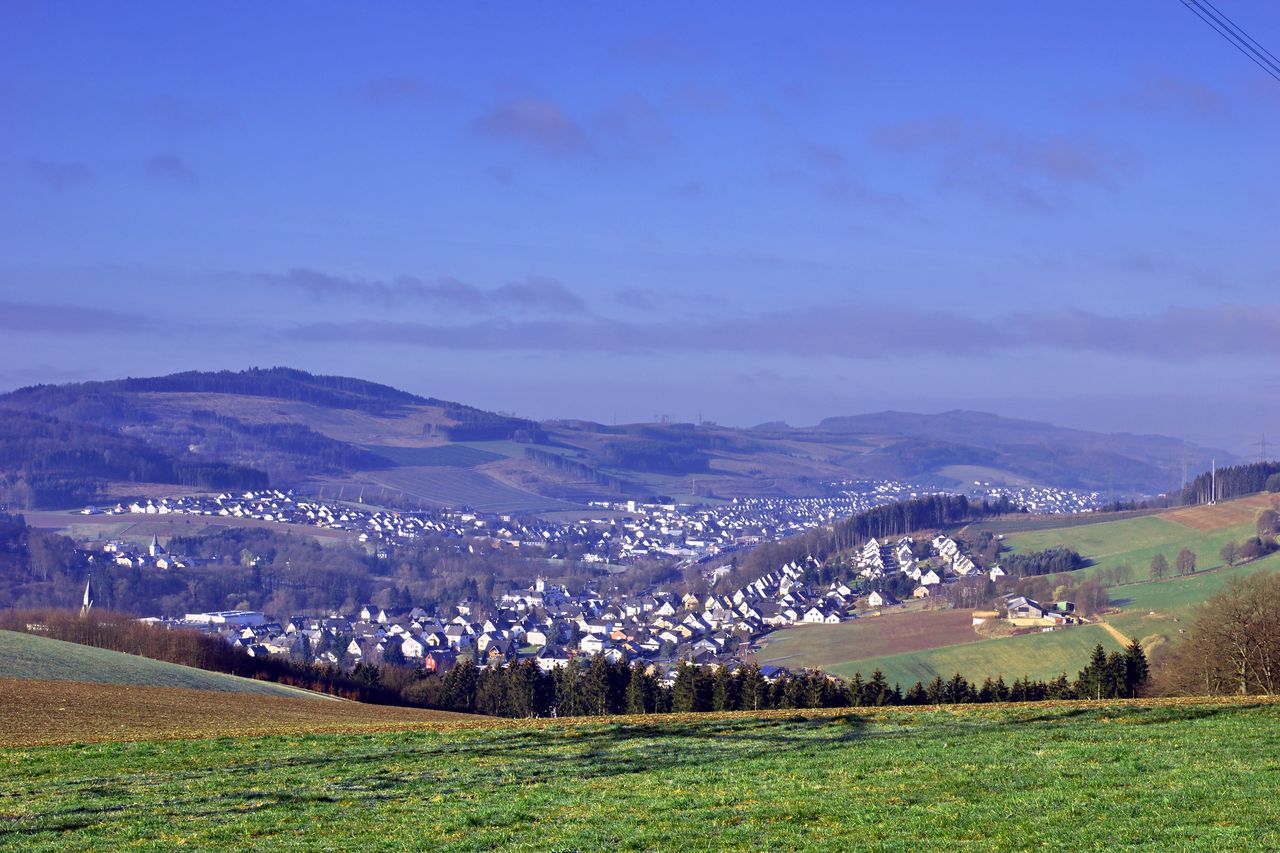 Blick über Nuttlar, Ostwig, Bestwig und Velmede