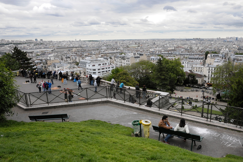 blick über paris