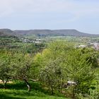 Blick über Pfullingen zum Albtrauf