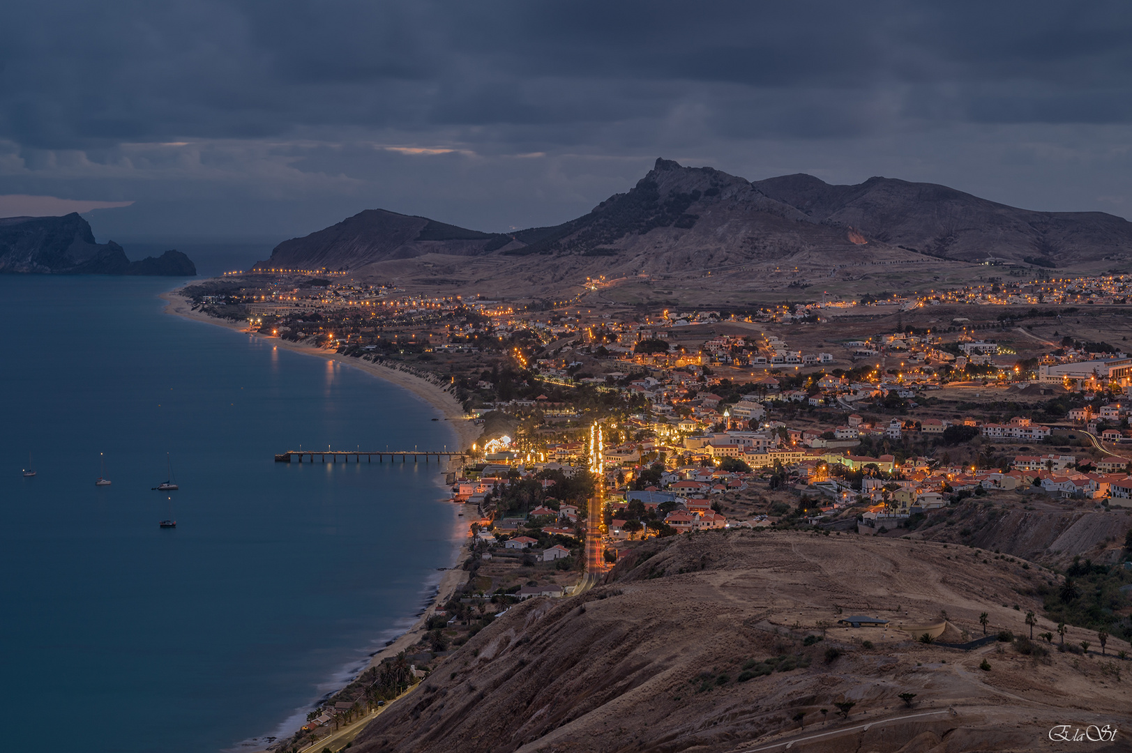 BLICK ÜBER PORTO SANTO