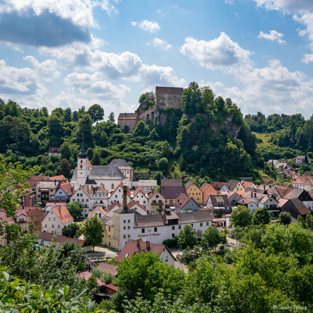 Blick über Pottenstein