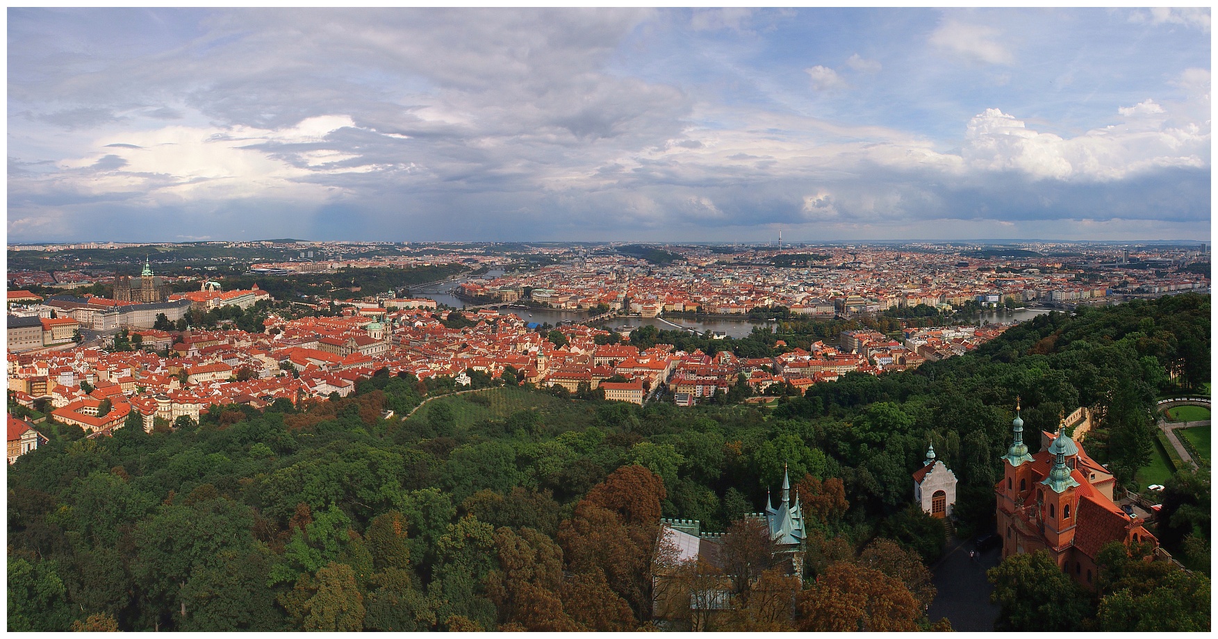 Blick über Prag