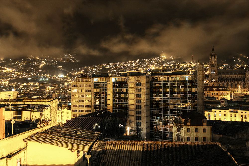 Blick über Quito