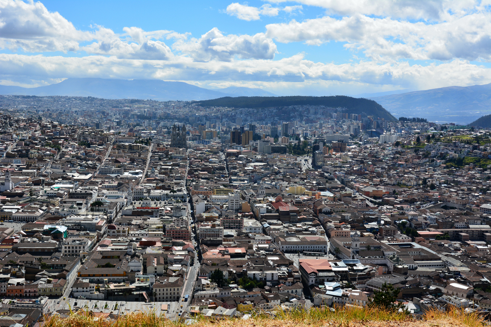 Blick über Quito