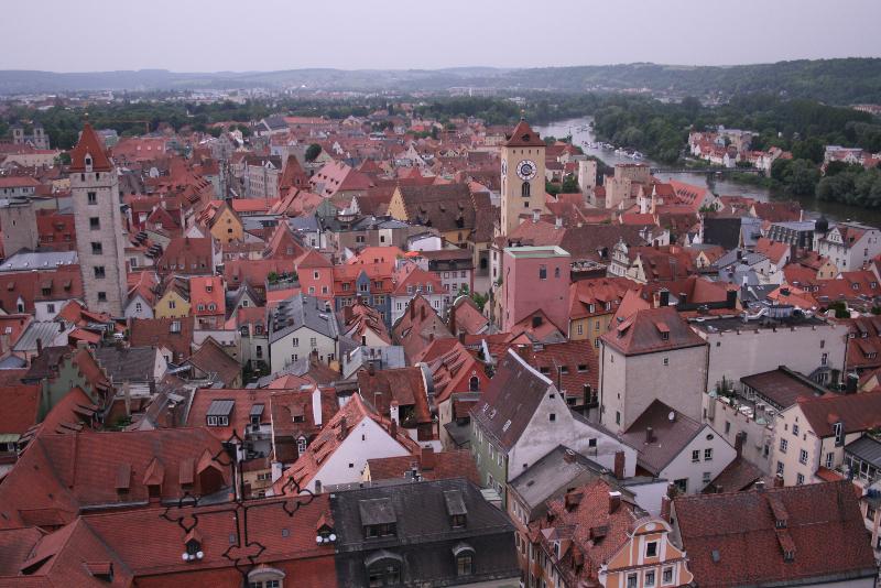 Blick über Regensburg