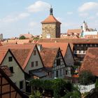 Blick über Rothenburg ob der Tauber...