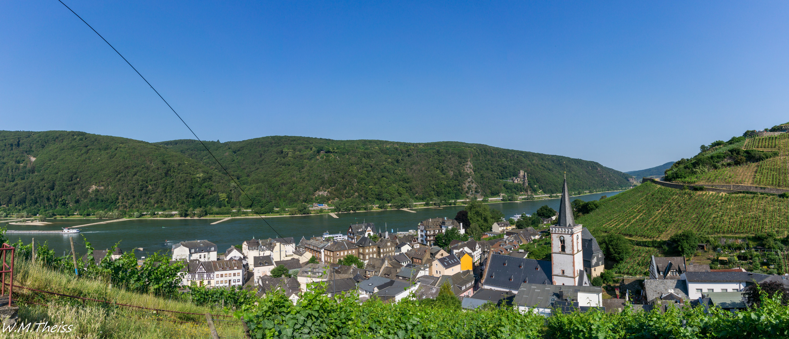 Blick über Rüdesheim 