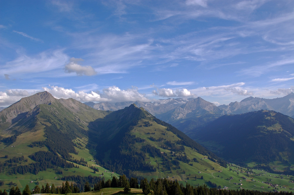 Blick über Saanenland von Alex Schwob