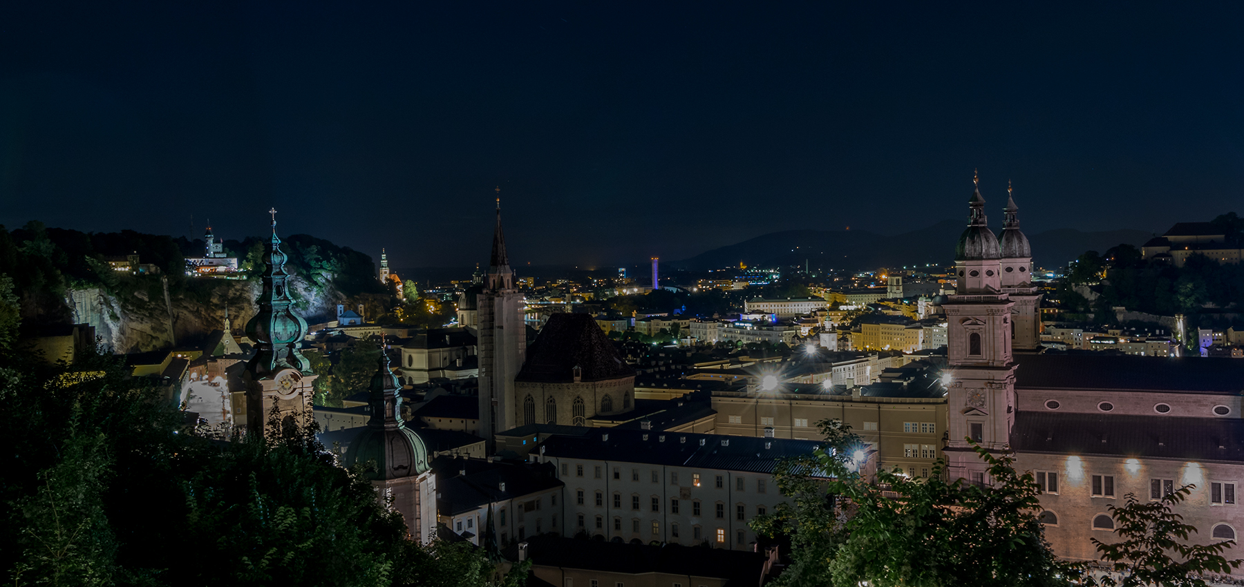 Blick über Salzburg