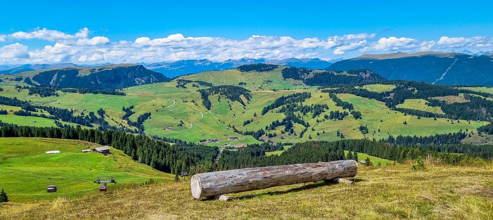 Blick über Seiser Alm