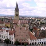 Blick über Sibiu - Hermannstadt in Rumänien 