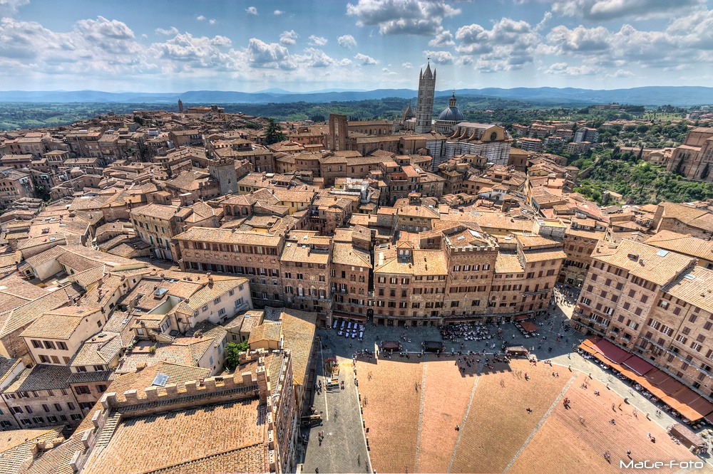 Blick über Siena