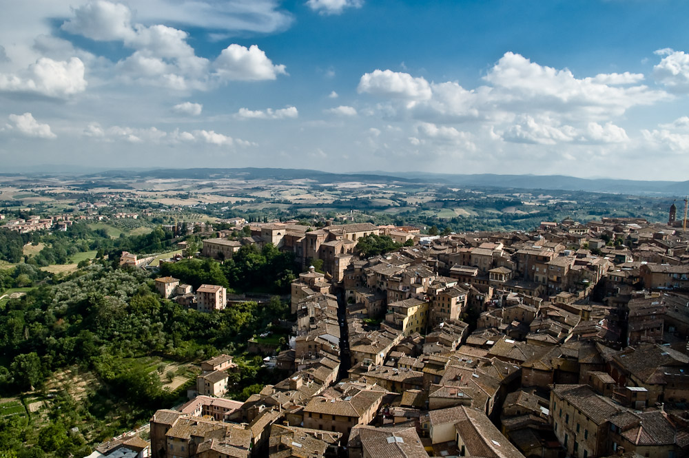 Blick über Siena