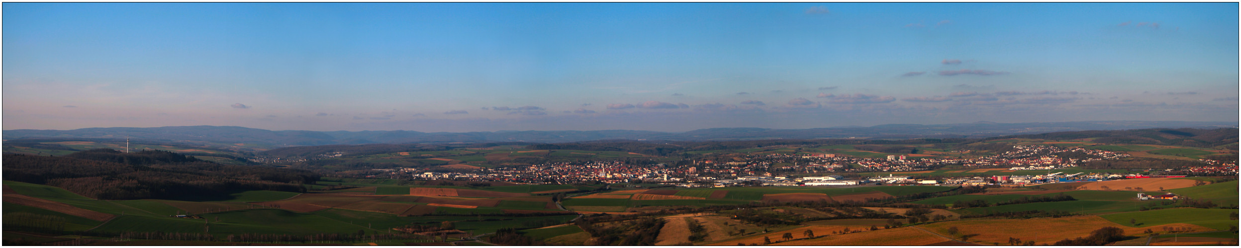 Blick über Sinsheim...