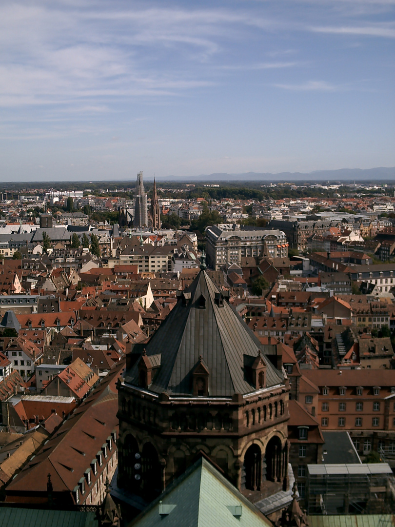 Blick über Straßburg