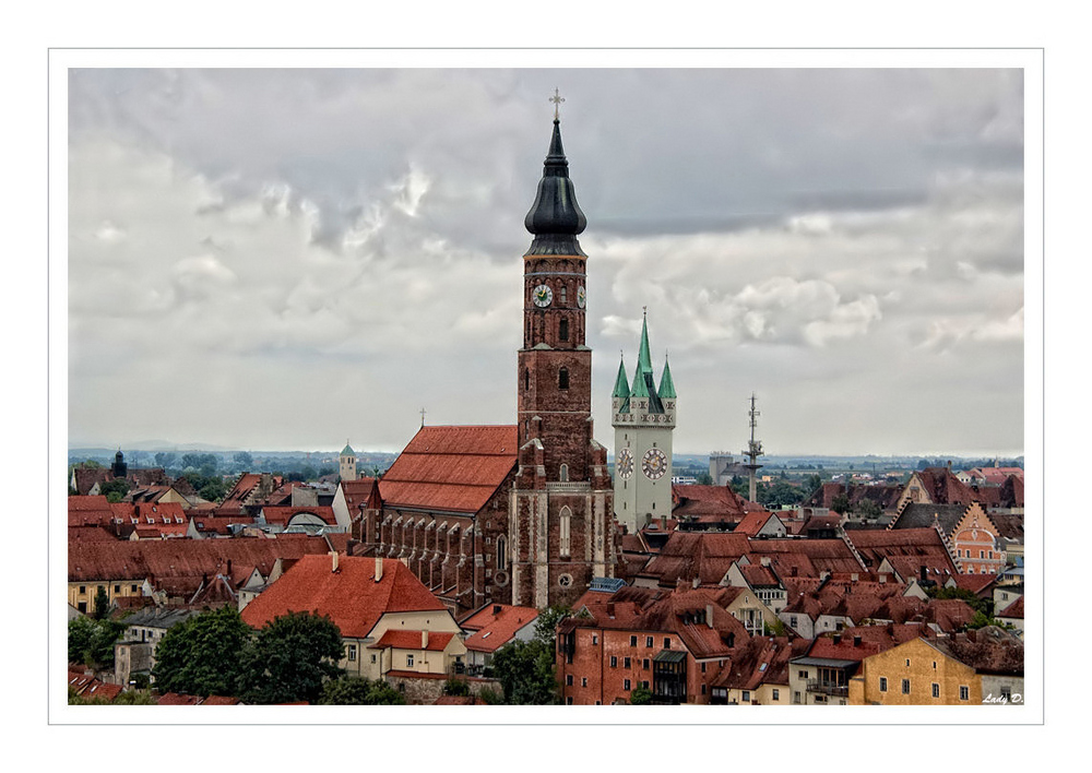 Blick über Straubing...