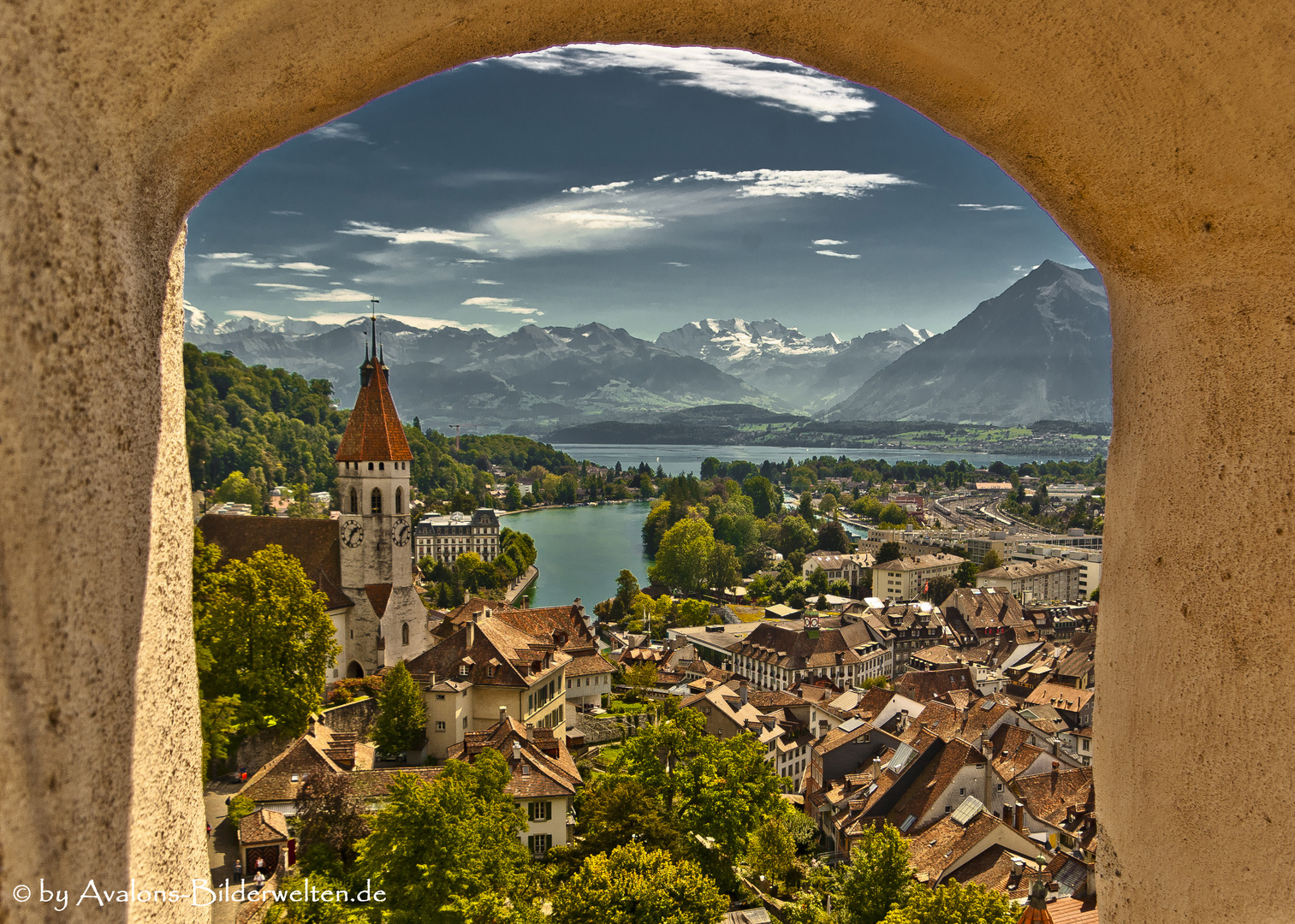 Blick über Thun (CH)